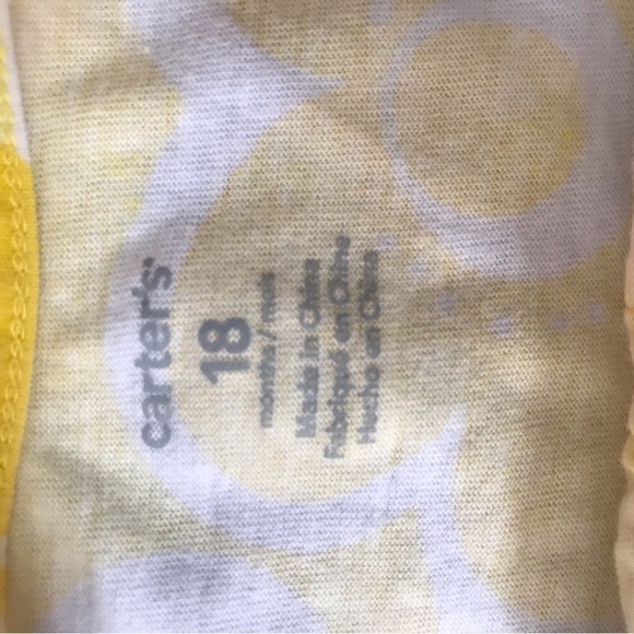 ⭐️ Carter’s summer yellow girl dress 18M⭐️ - Picture 4 of 4